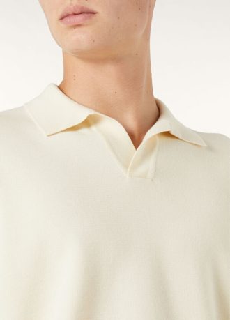 Camisa polo sem botões