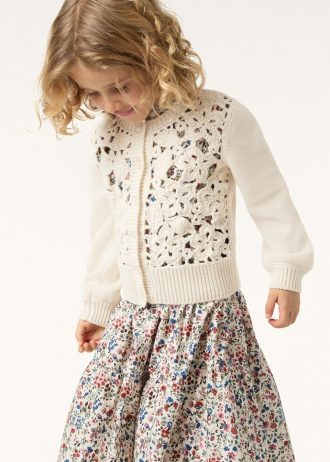 Cardigan infantil de inverno