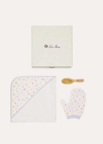 Conjunto de banho para bebê à beira-mar