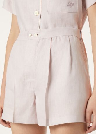 Len Pijamas Shorts